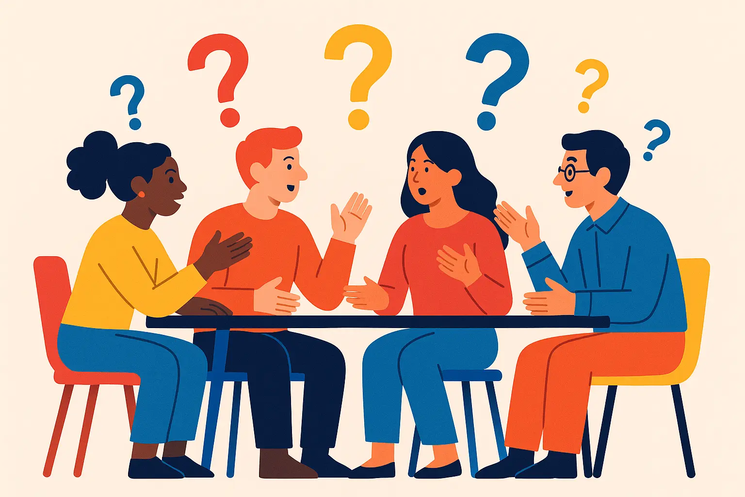 Mind-bending black stories puzzle concept