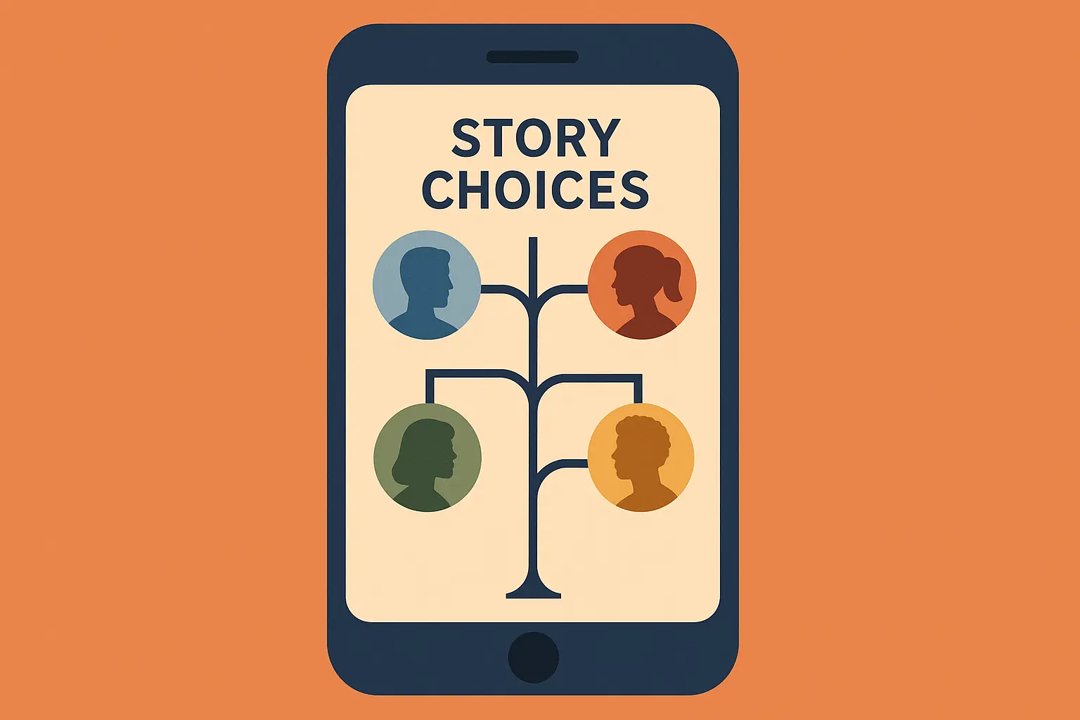 Interactive body swap digital stories