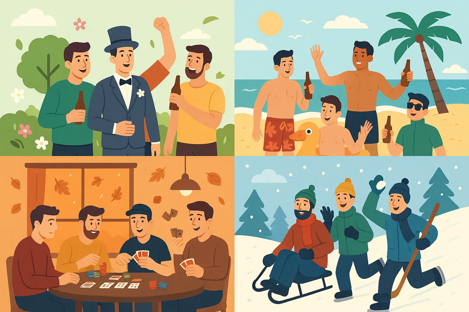 Bachelor party destination comparison