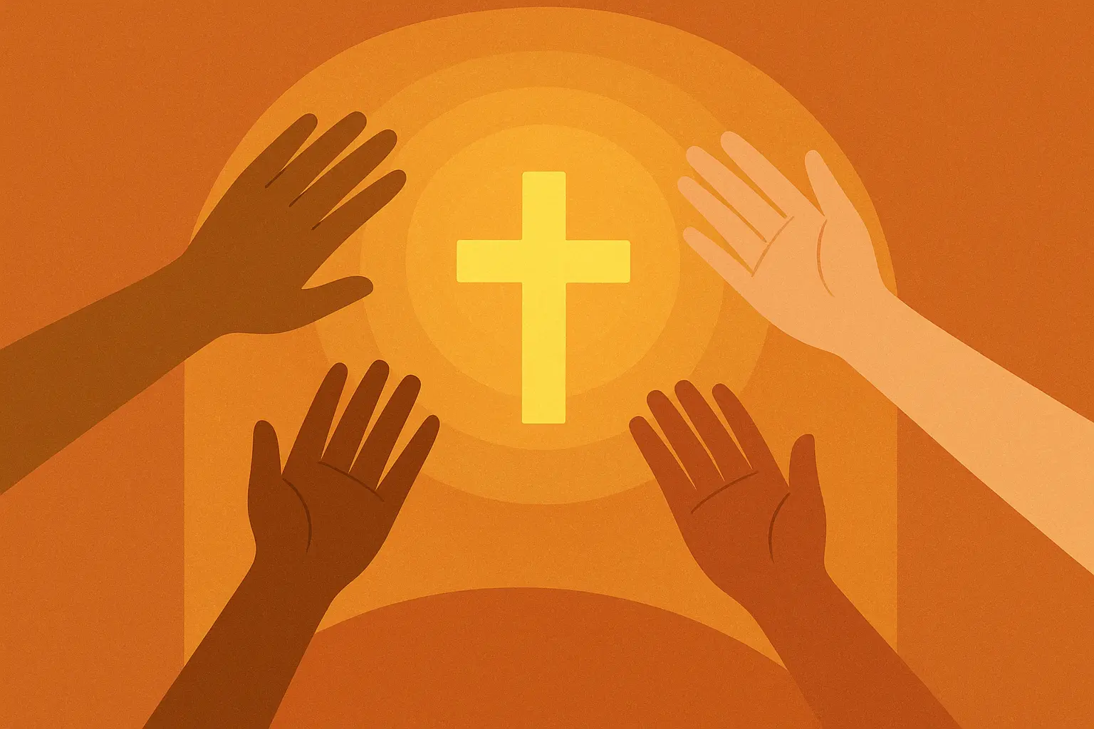 Ancient biblical manuscript depicting Jesus teaching