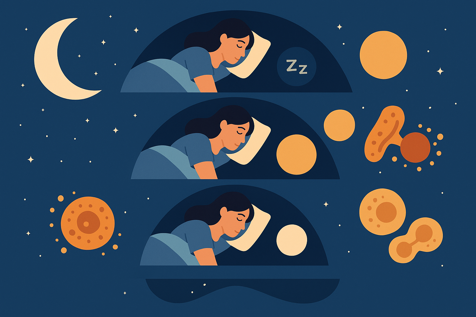 Sleep quality and hormone production