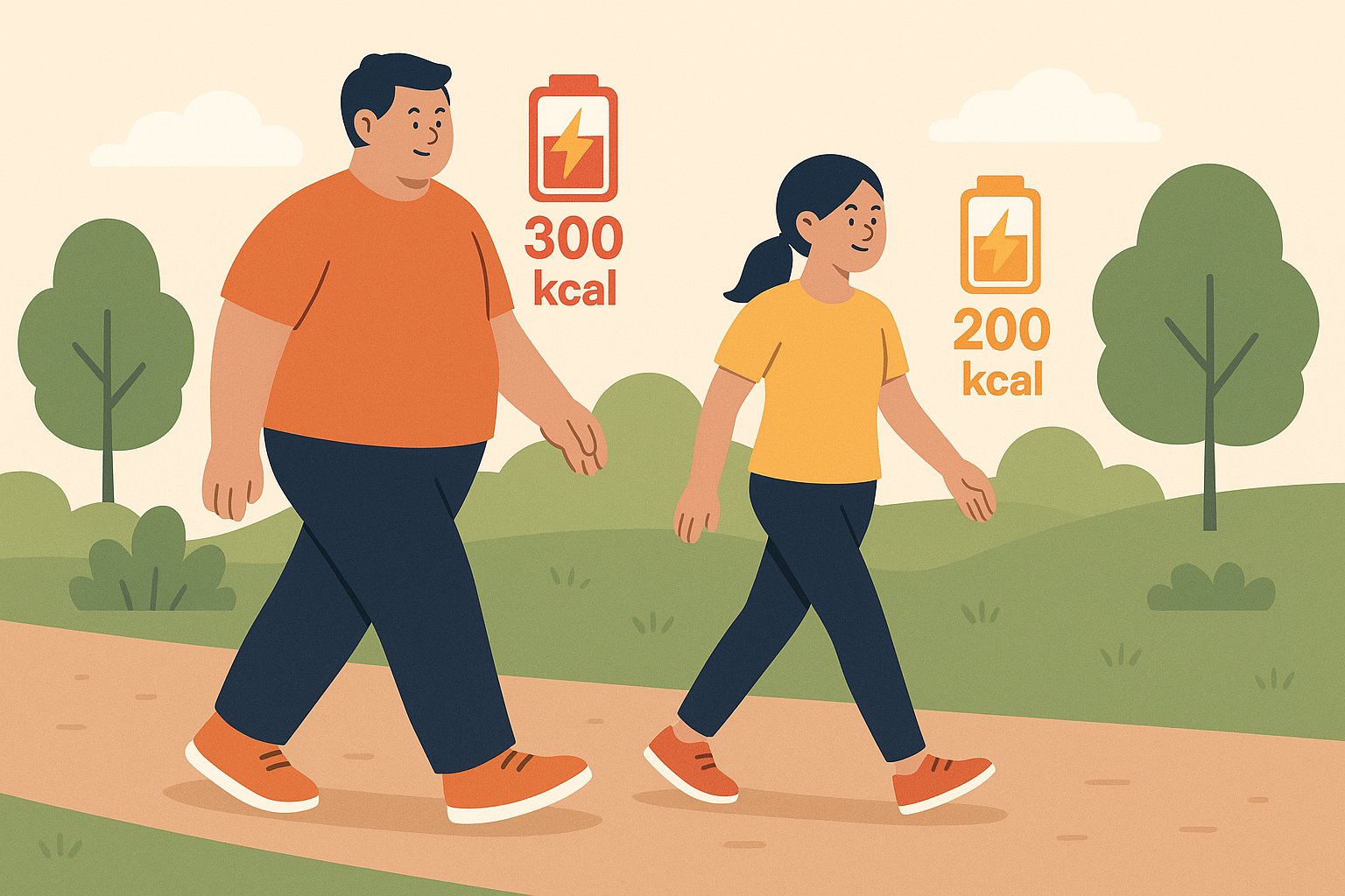 Walking calorie burn factors