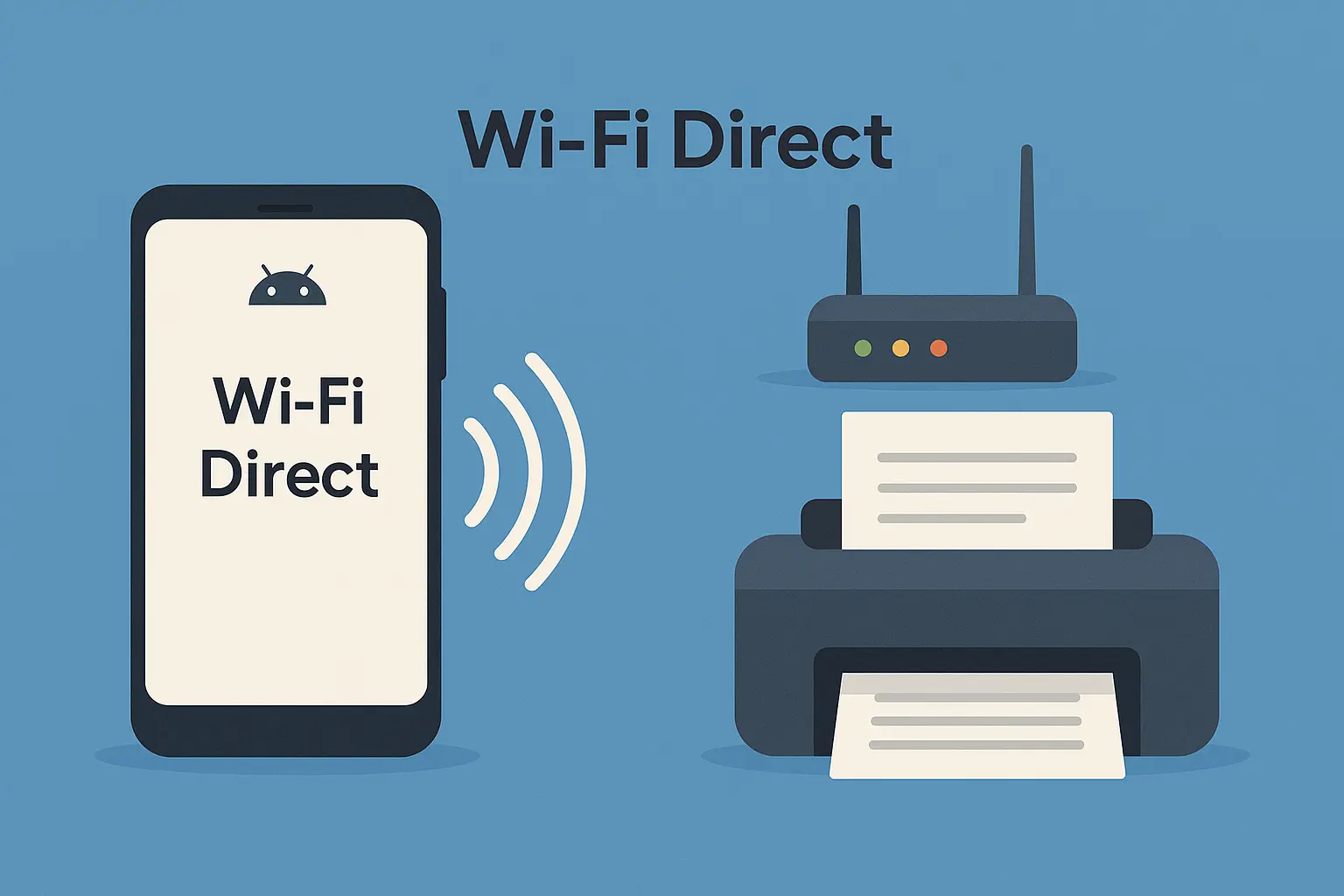 Wi-Fi Direct printing connection setup