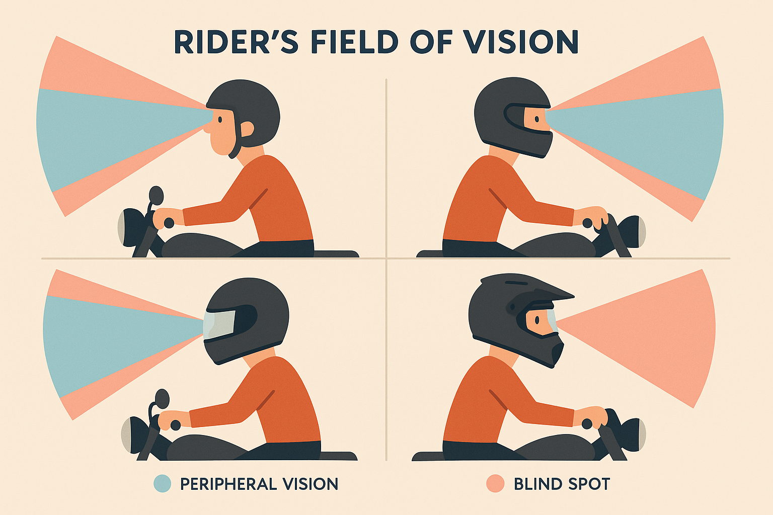 Helmet peripheral vision and acoustic design considerations