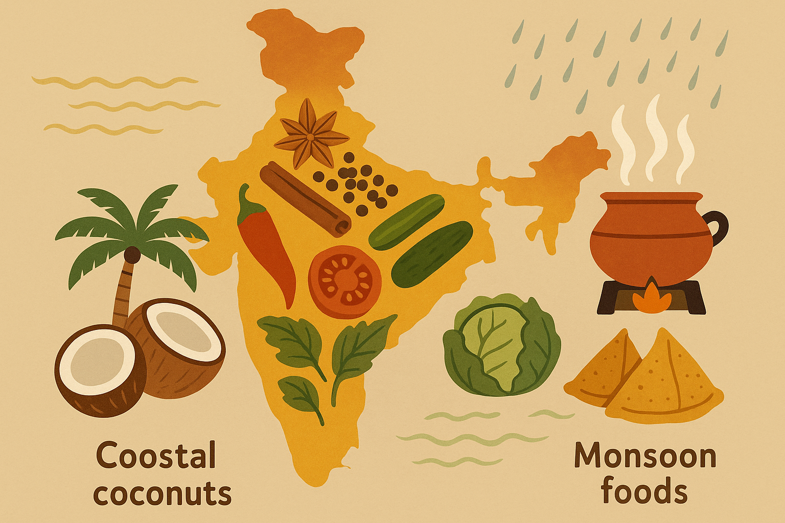 Regional Indian climate effects on liver healing foods