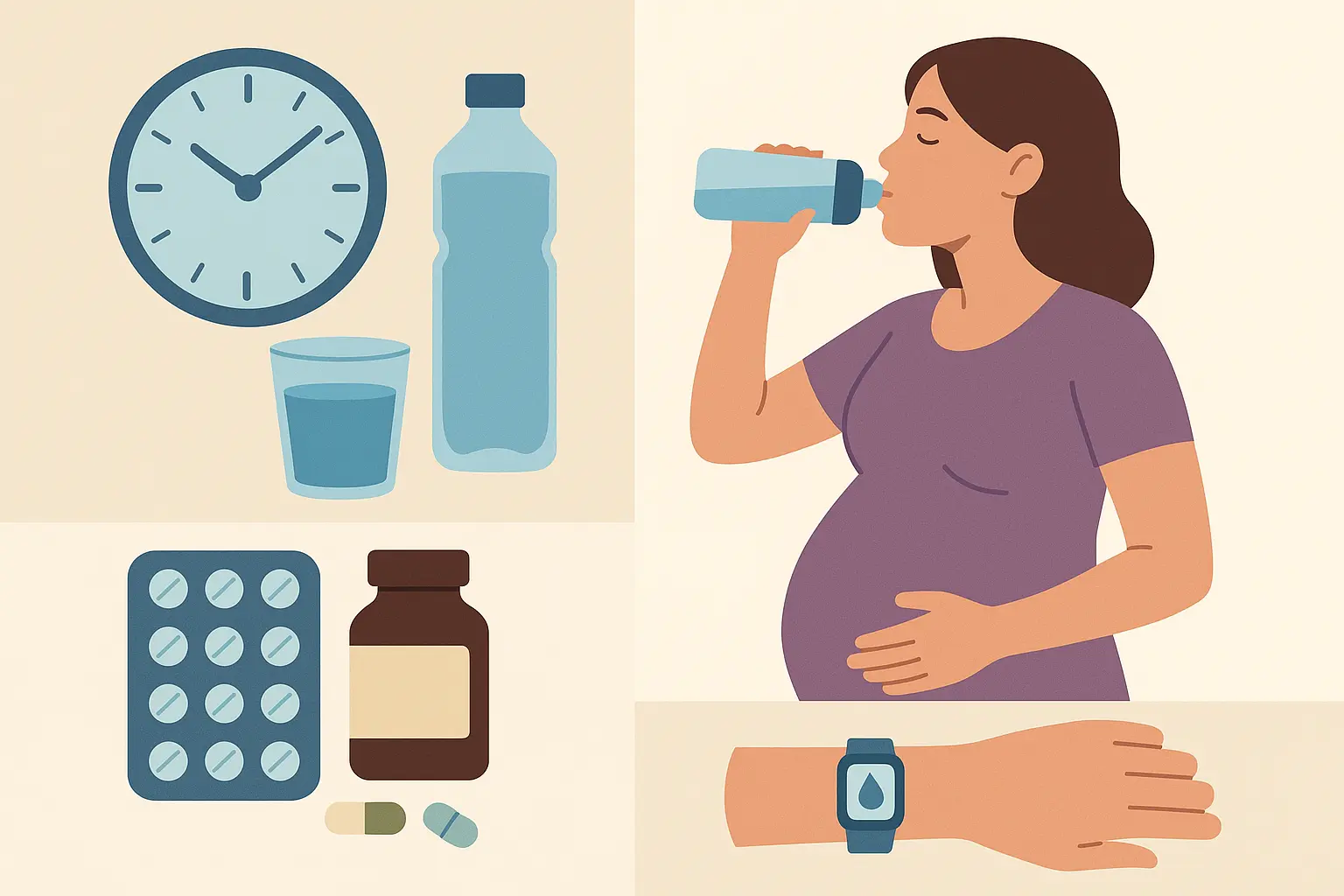 Advanced hydration strategies for pregnancy