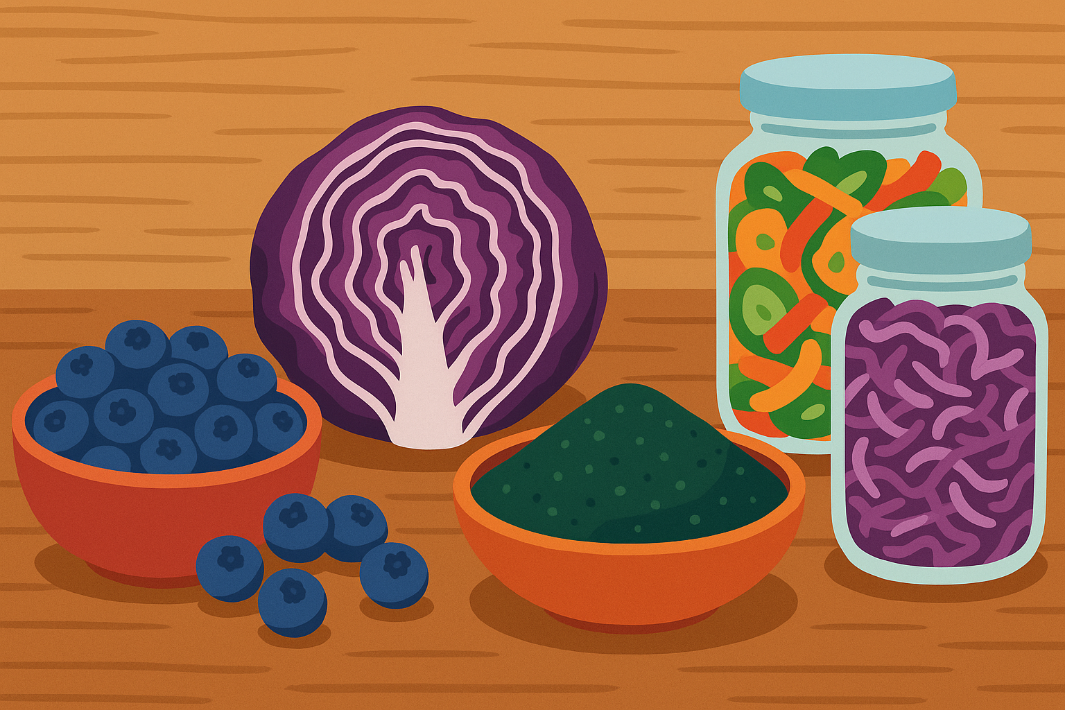 Blue foods for backpacking nutrition