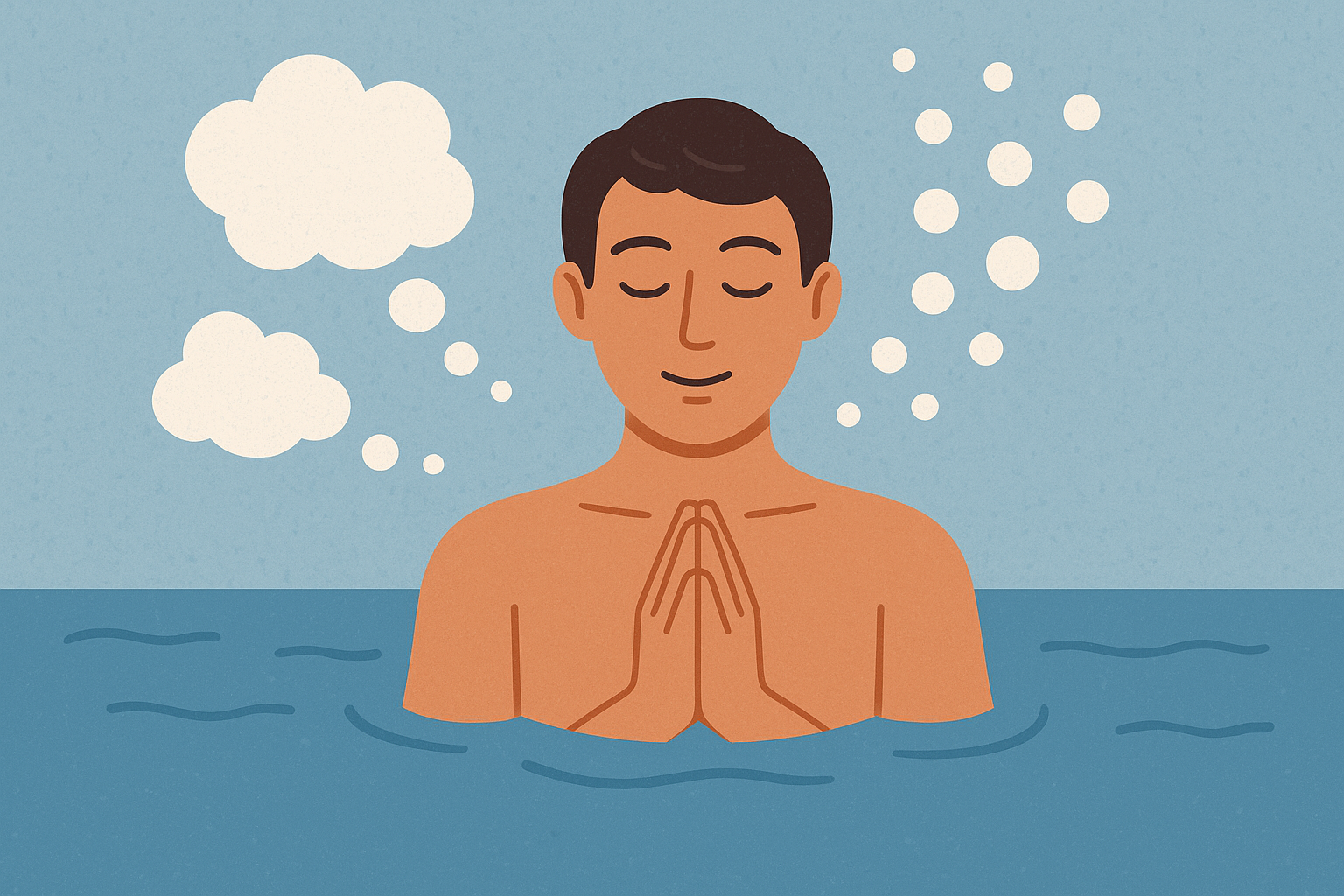 Mindfulness training through thermal therapy