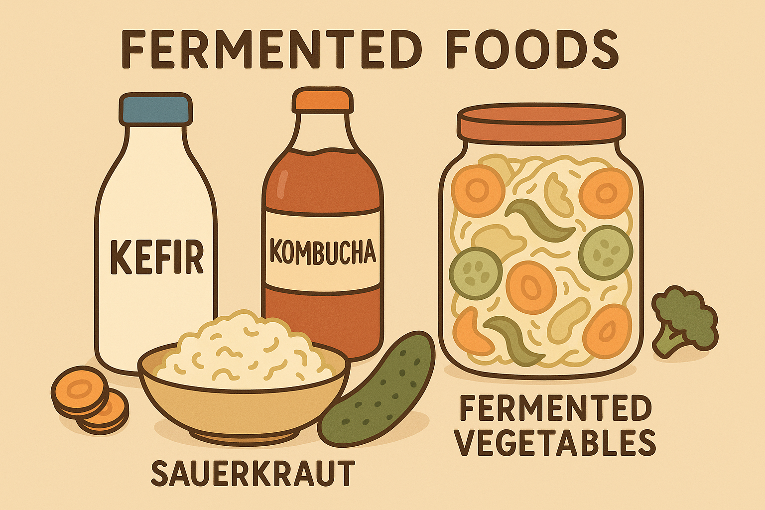 Probiotic foods for student mental health