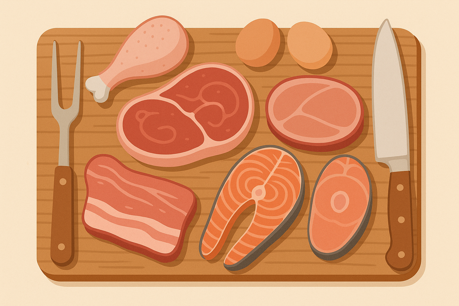 Carnivore diet meal preparation