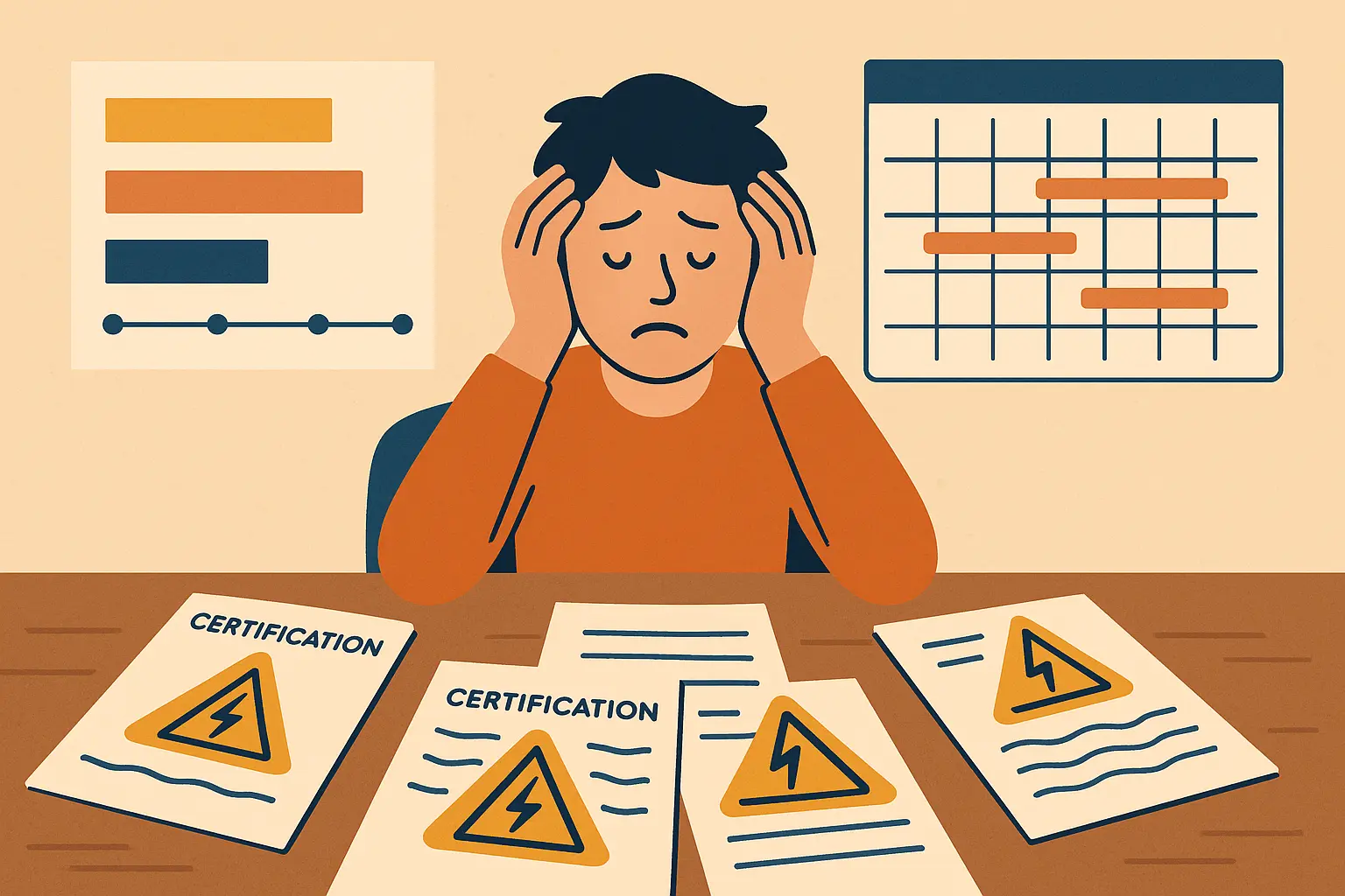 Electrical certificate timeline overview