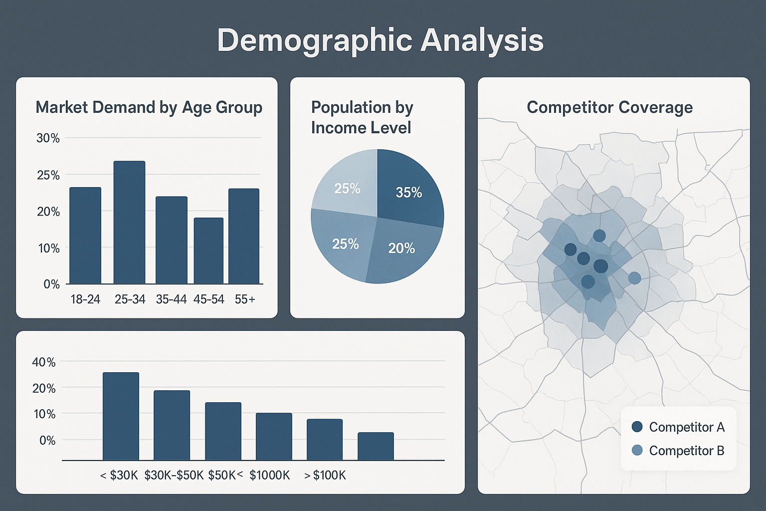 Market gap analysis and competitive intelligence