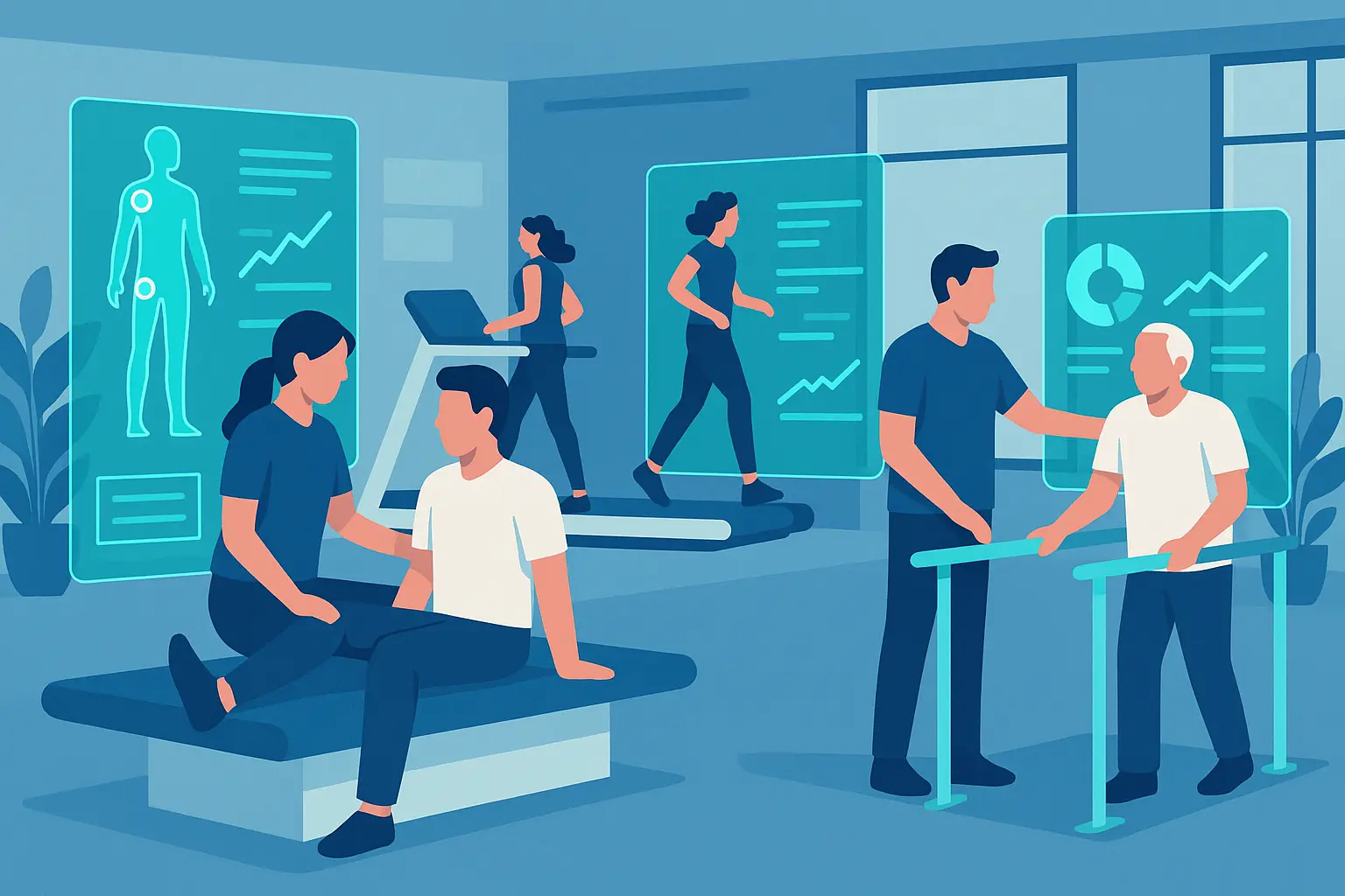 Personalized rehabilitation protocol visualization