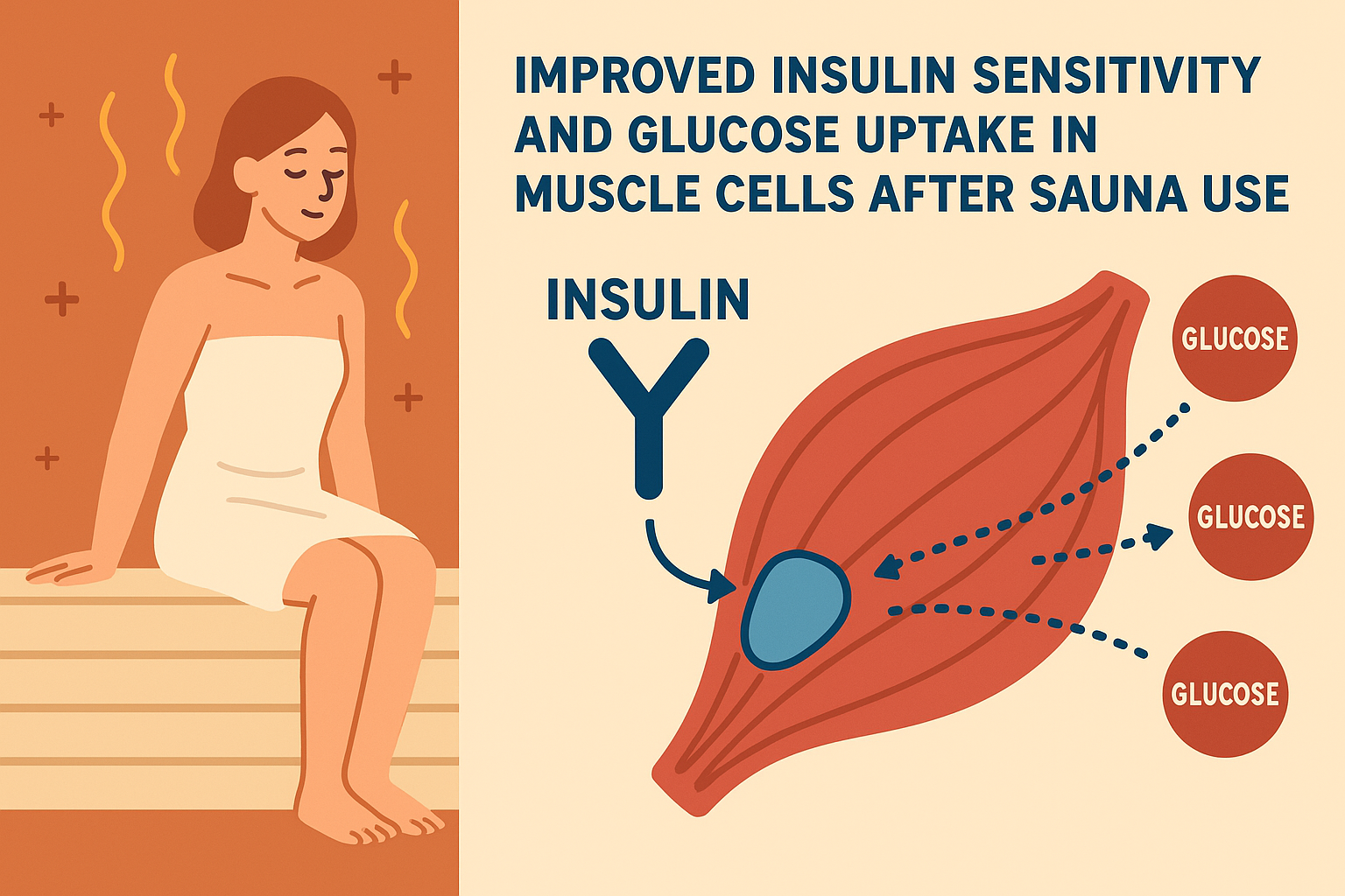 Post-workout sauna insulin sensitivity benefits