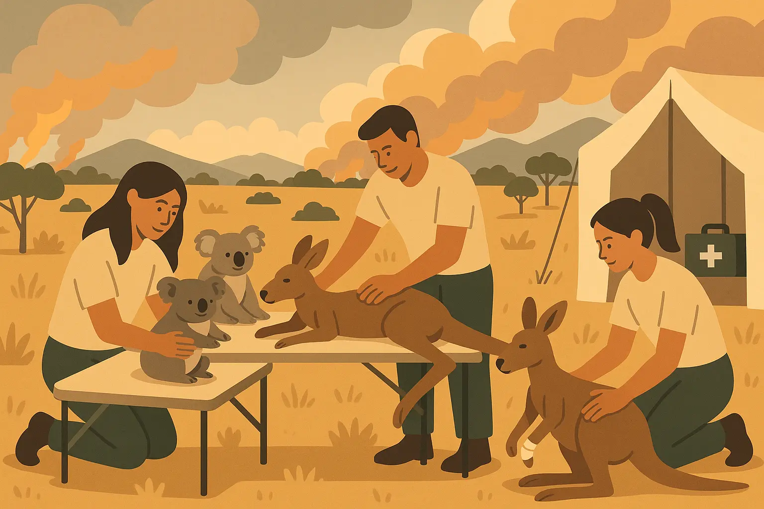 Emergency and disaster response animal rescues