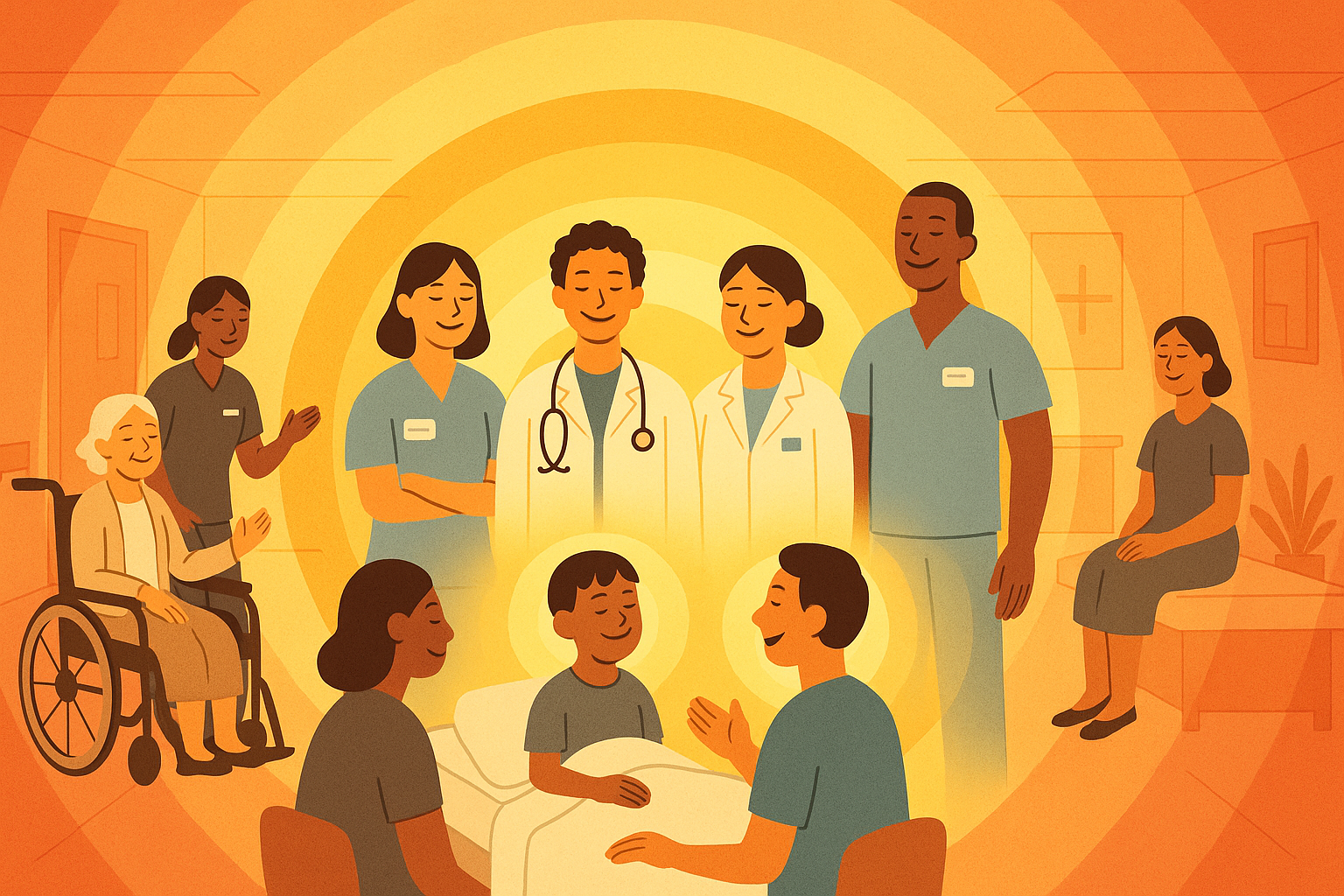 Emotional contagion in healthcare settings