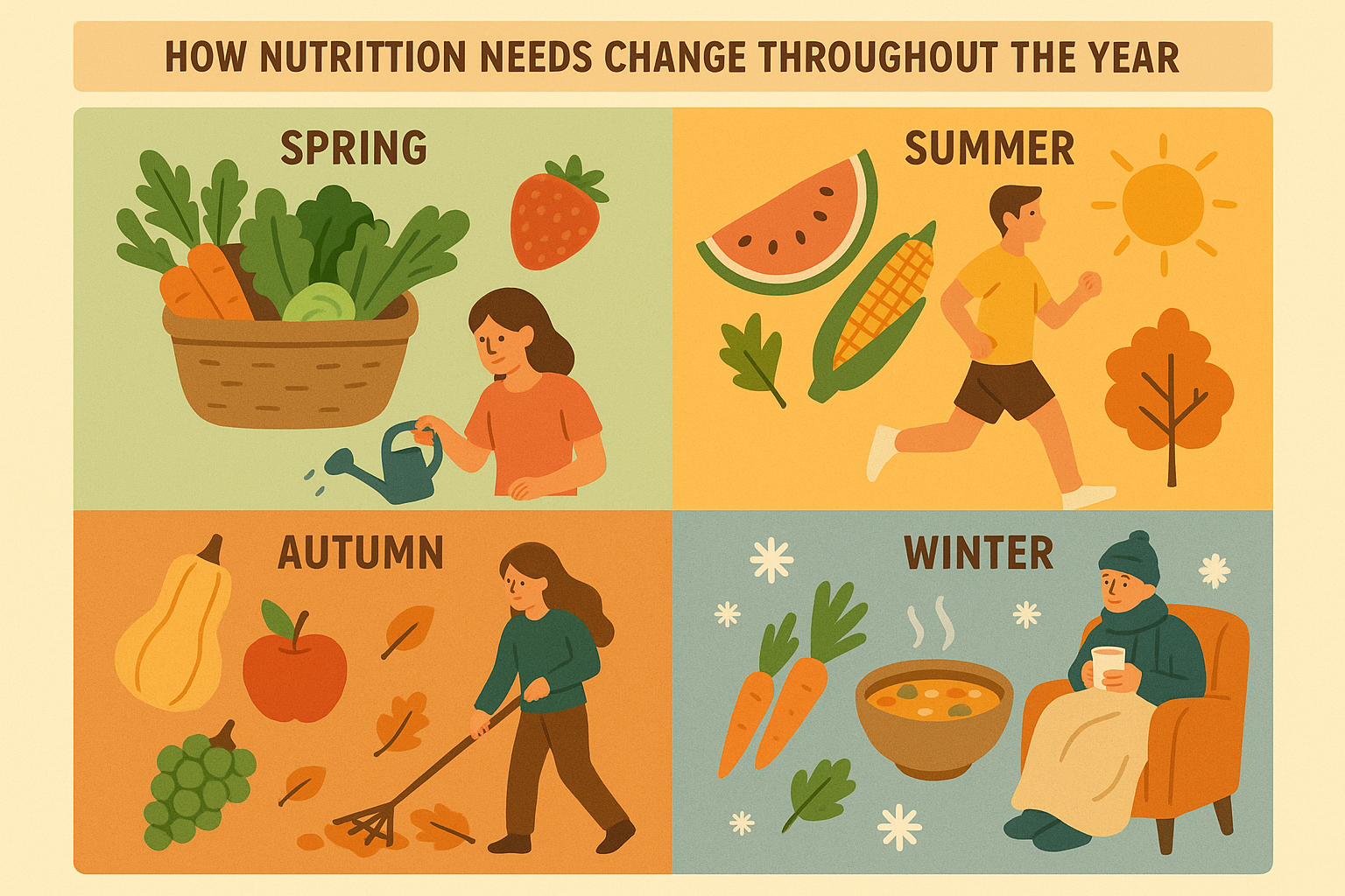 Seasonal meal planning adjustments