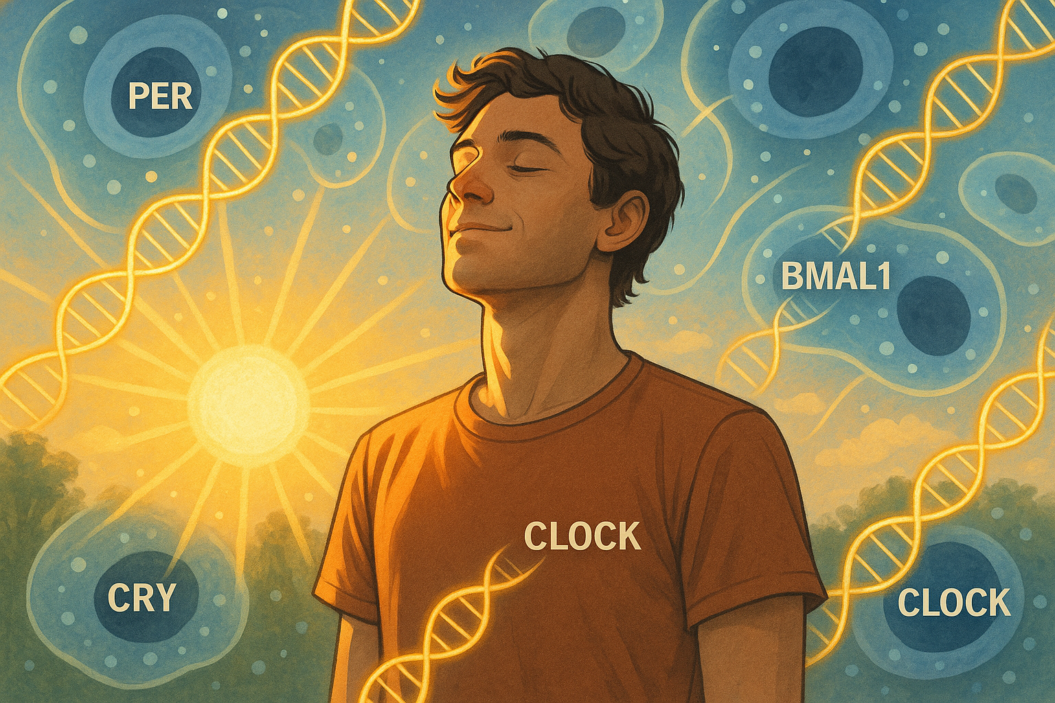 Light exposure circadian rhythm NAD