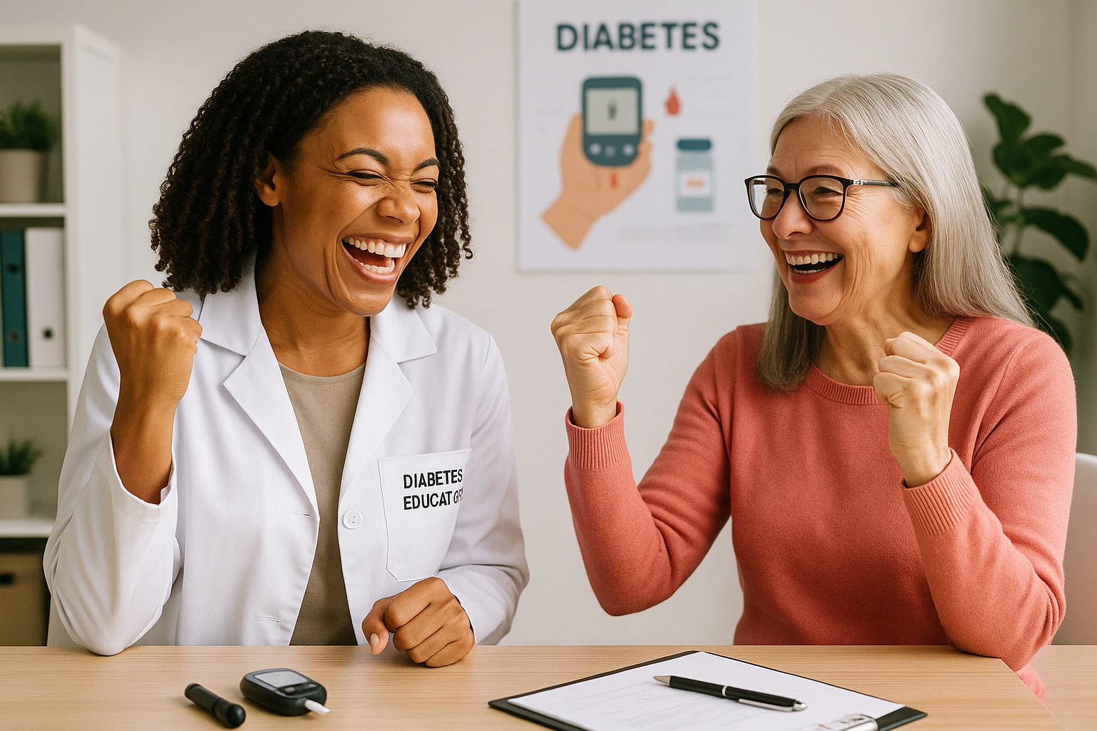 Successful diabetes educator with diverse patient population