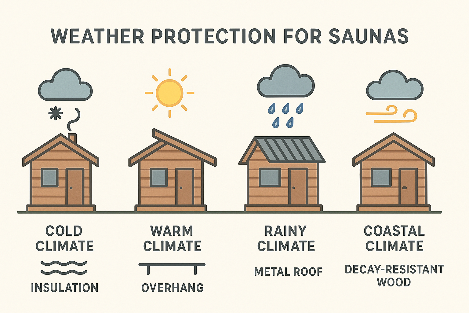 Climate impact on sauna economics