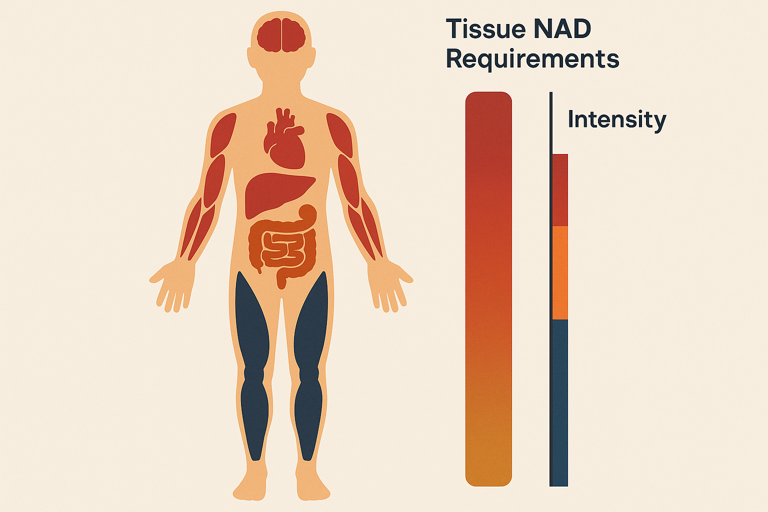 NAD tissue distribution requirements
