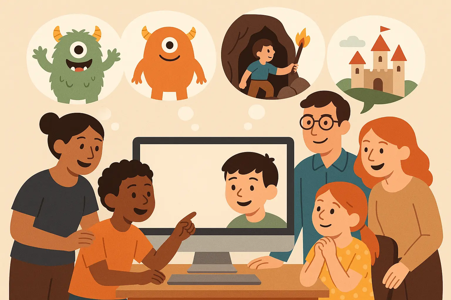 AI story creation tools for kids