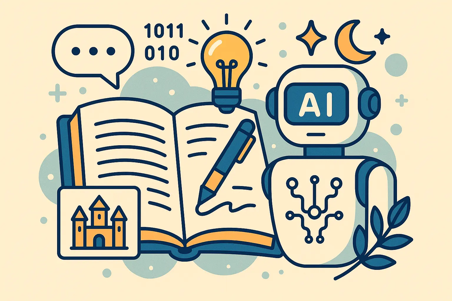 AI-powered German storytelling and creative writing