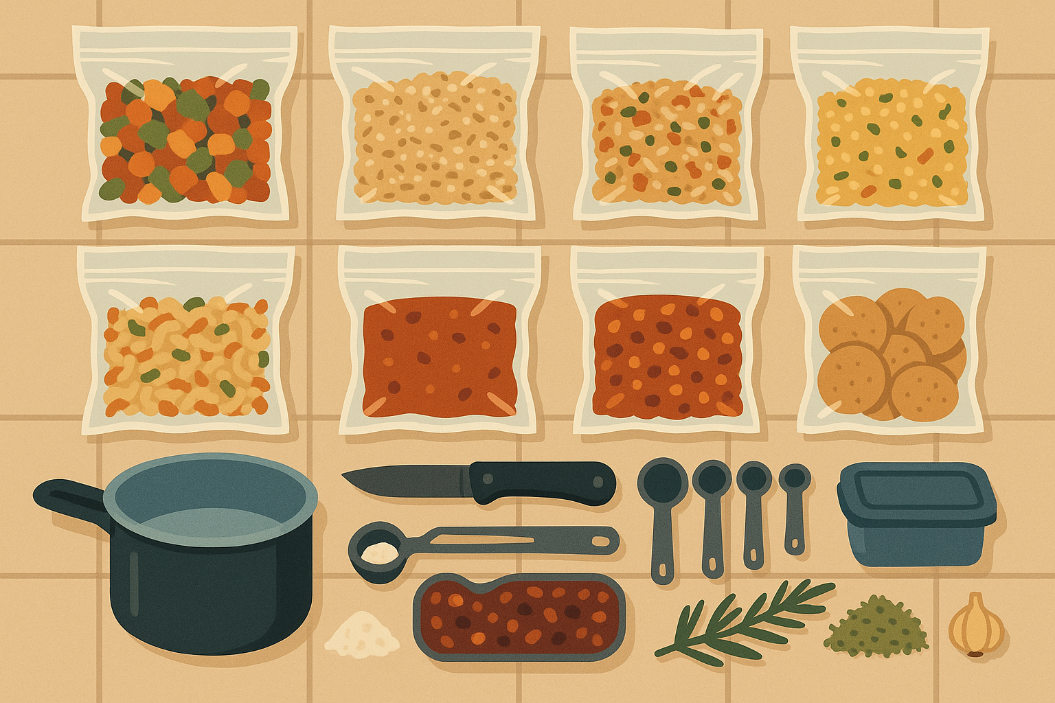 Complete backpacking nutrition checklist