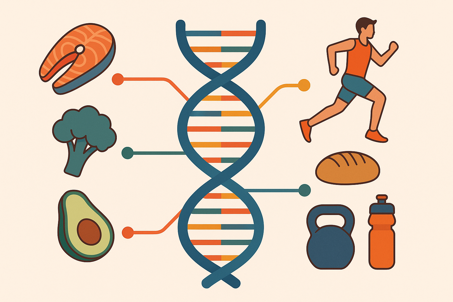Genetic testing for athletic nutrition optimization