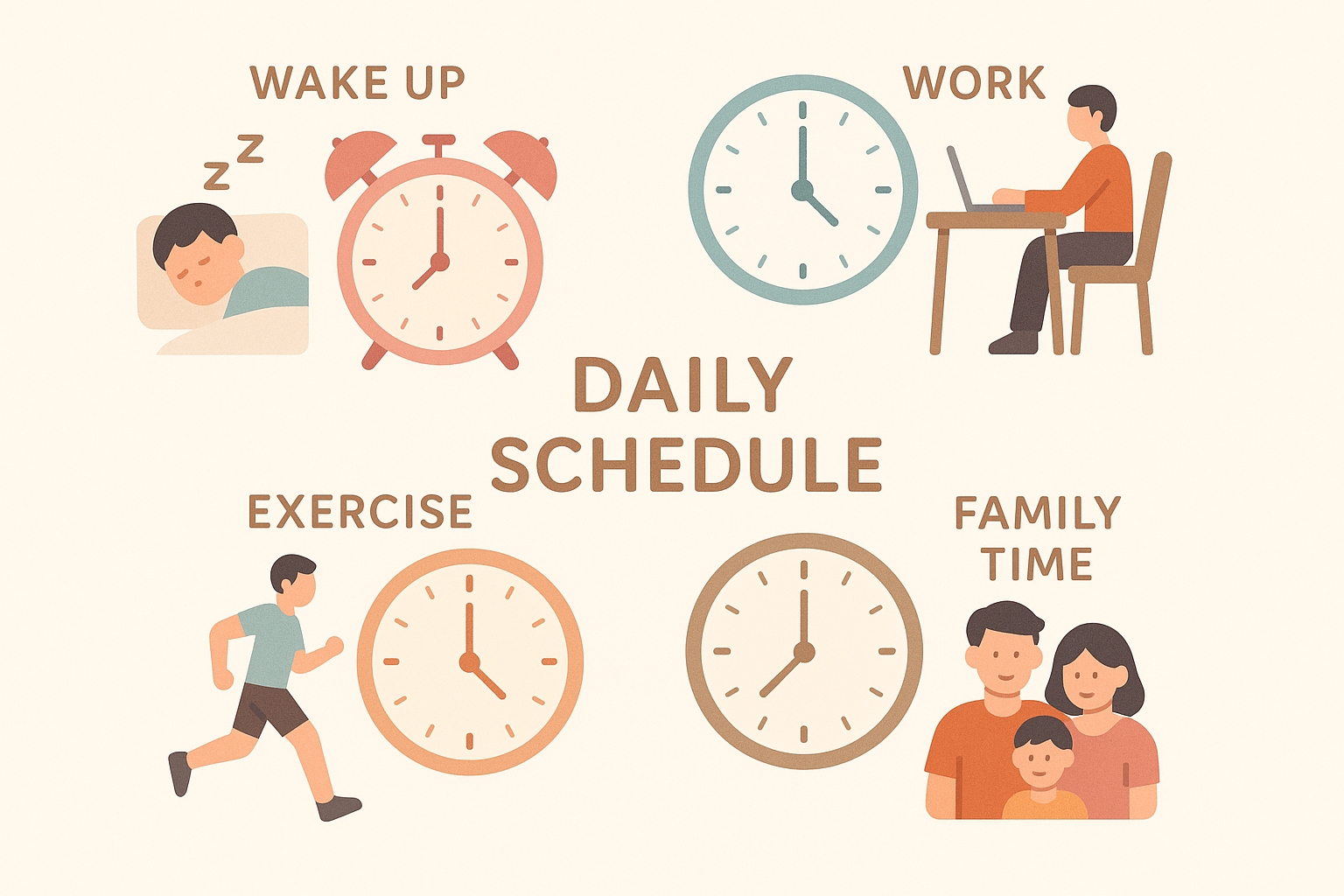 Daily schedule meal timing optimization