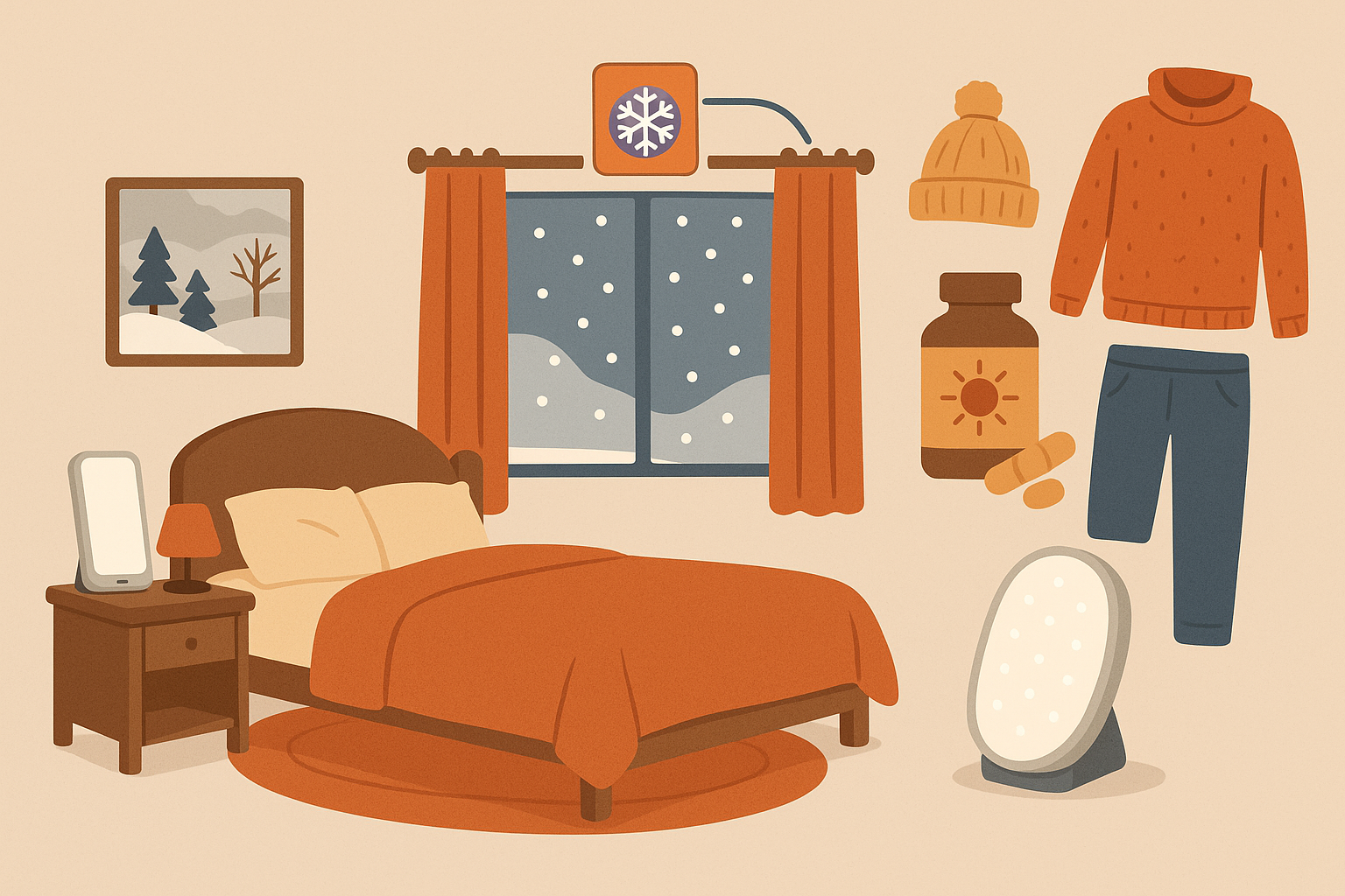 Seasonal sleep metabolism adjustments
