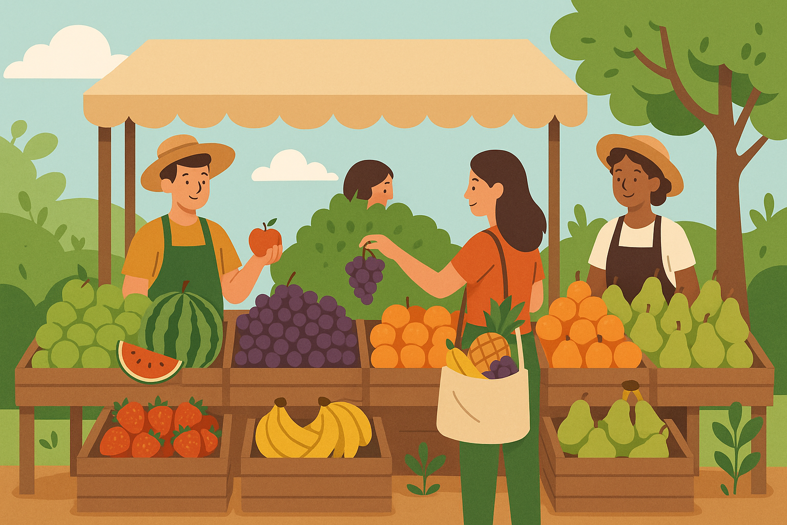 Organic Authority logo with fresh fruits representing fiber journey