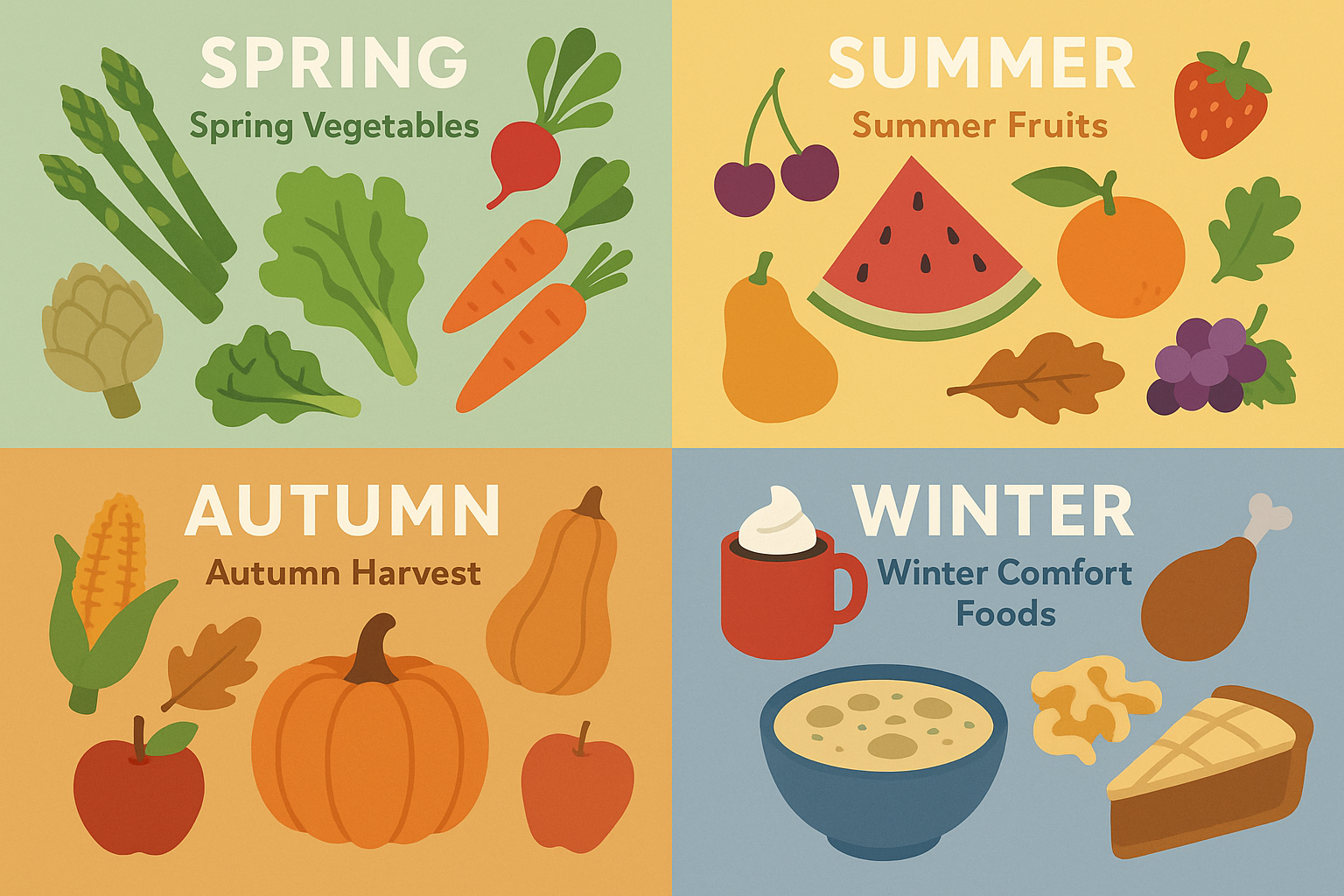 Seasonal meal planning and food rituals
