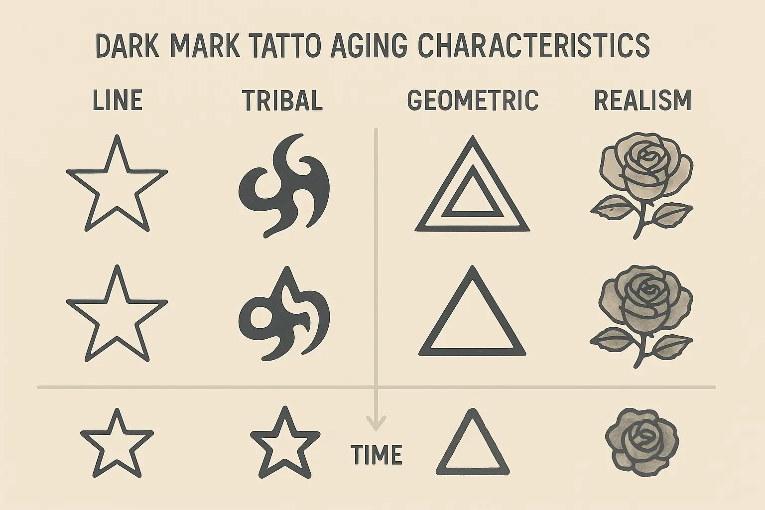 Dark mark tattoo performance analysis