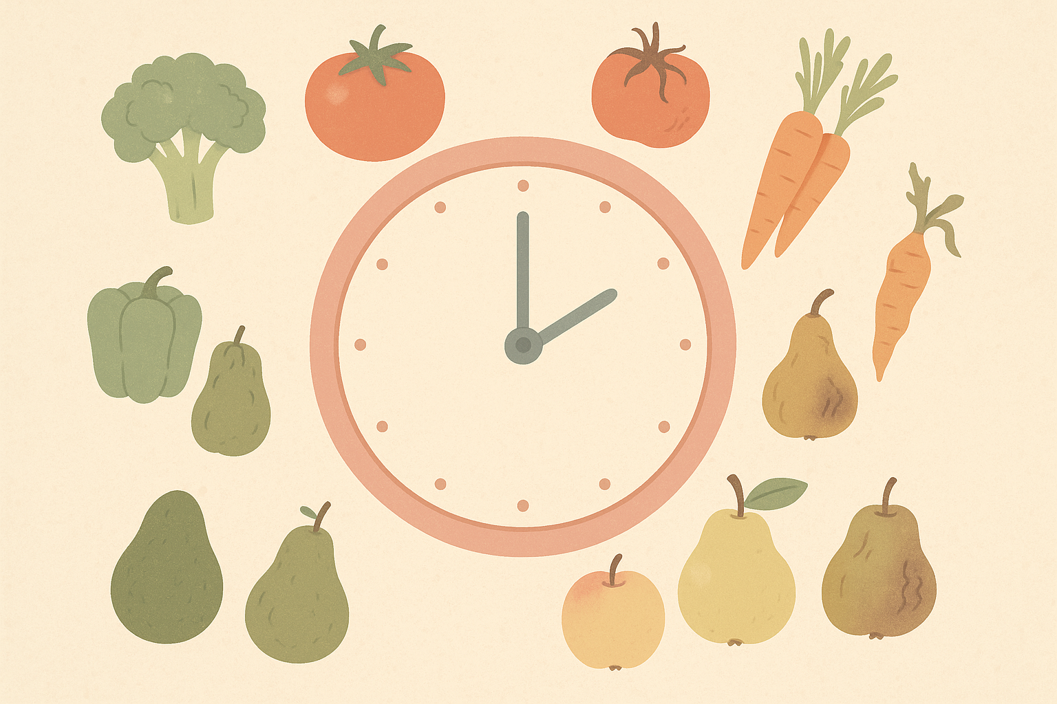 Raw food meal prep timing