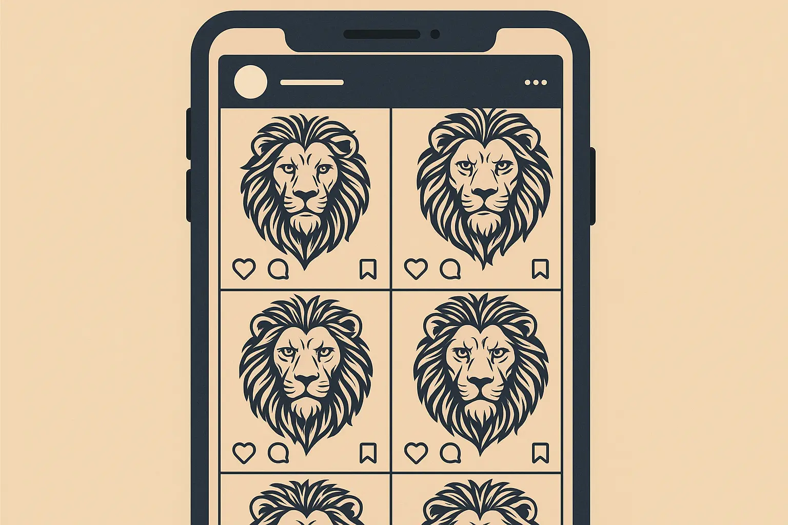 Social media lion tattoo trends
