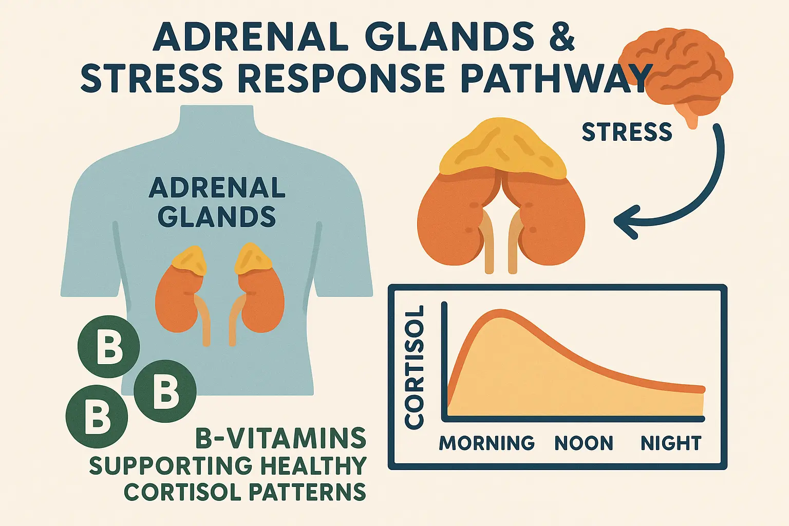 Adrenal support through prenatal vitamins