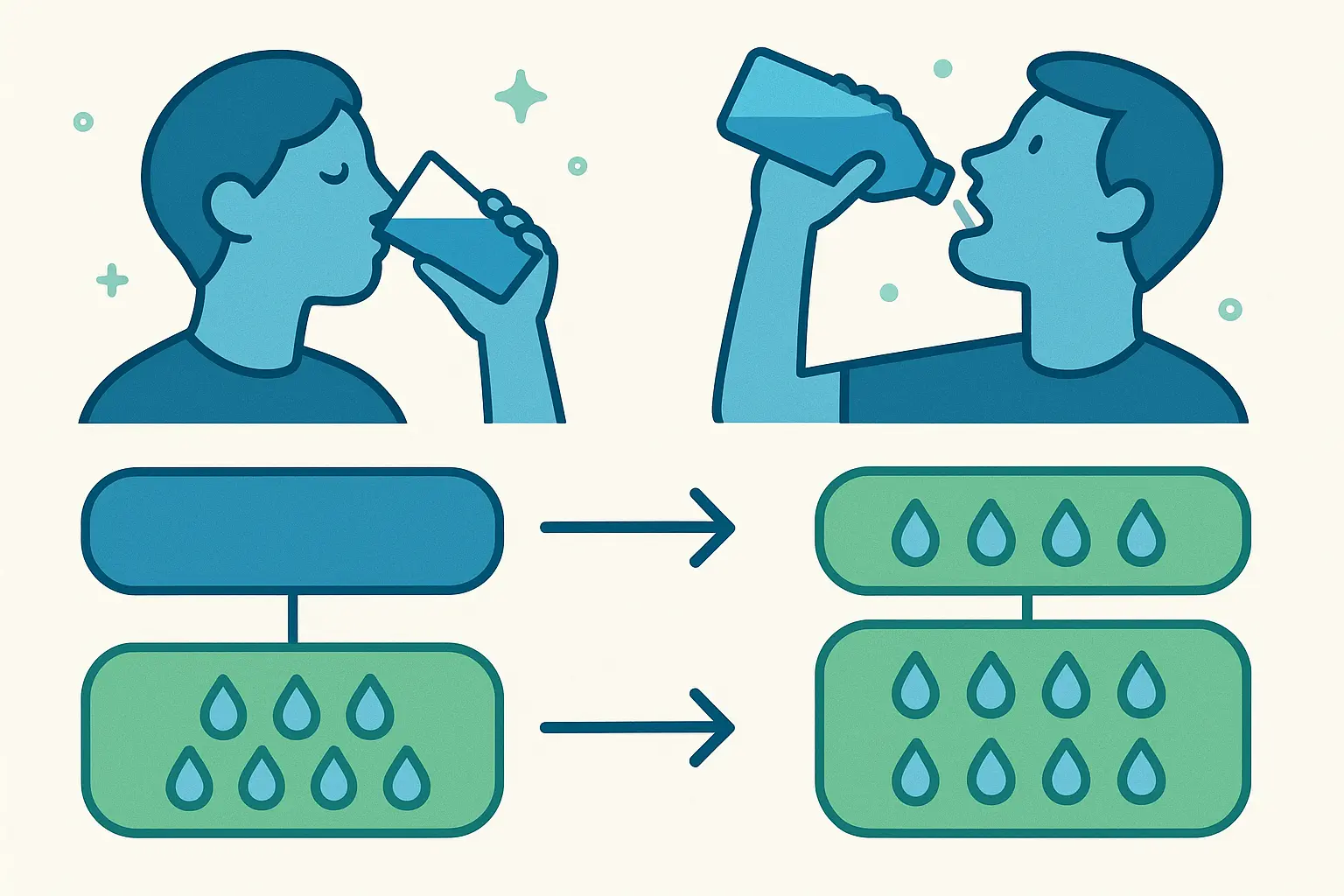 Optimal fluid intake timing