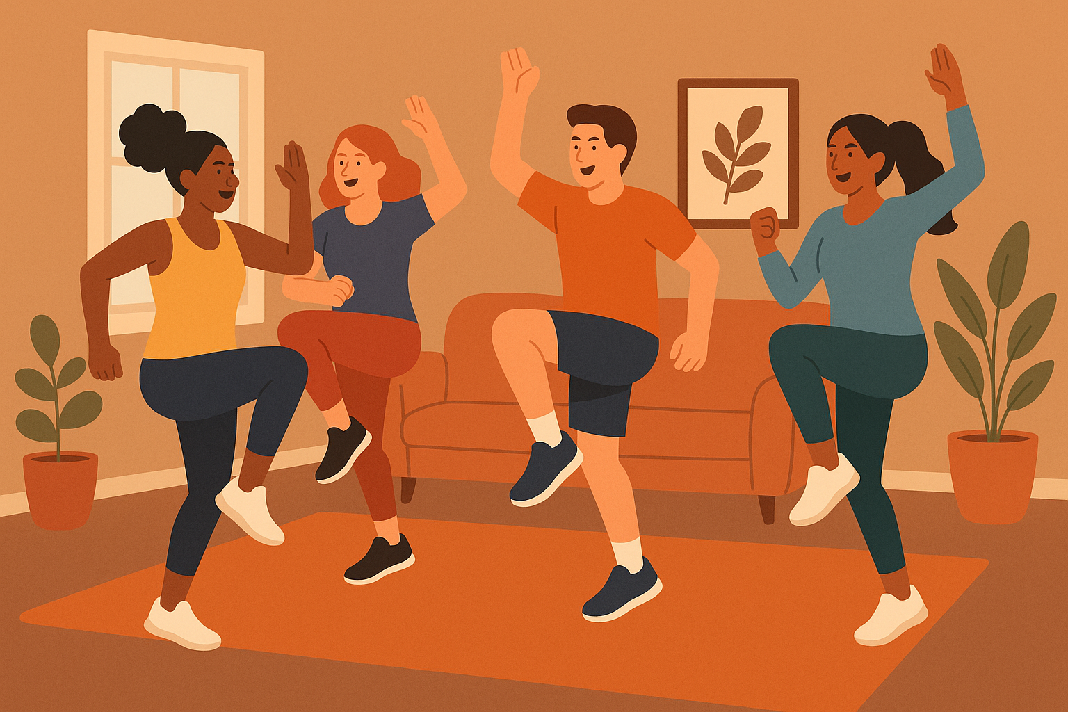 Social mirroring exercise effects