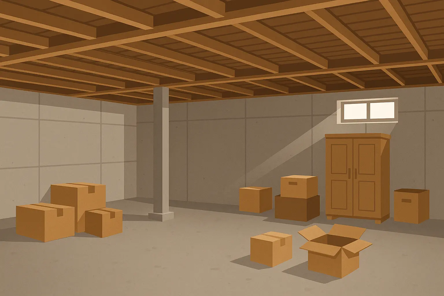 Basement man cave transformation planning