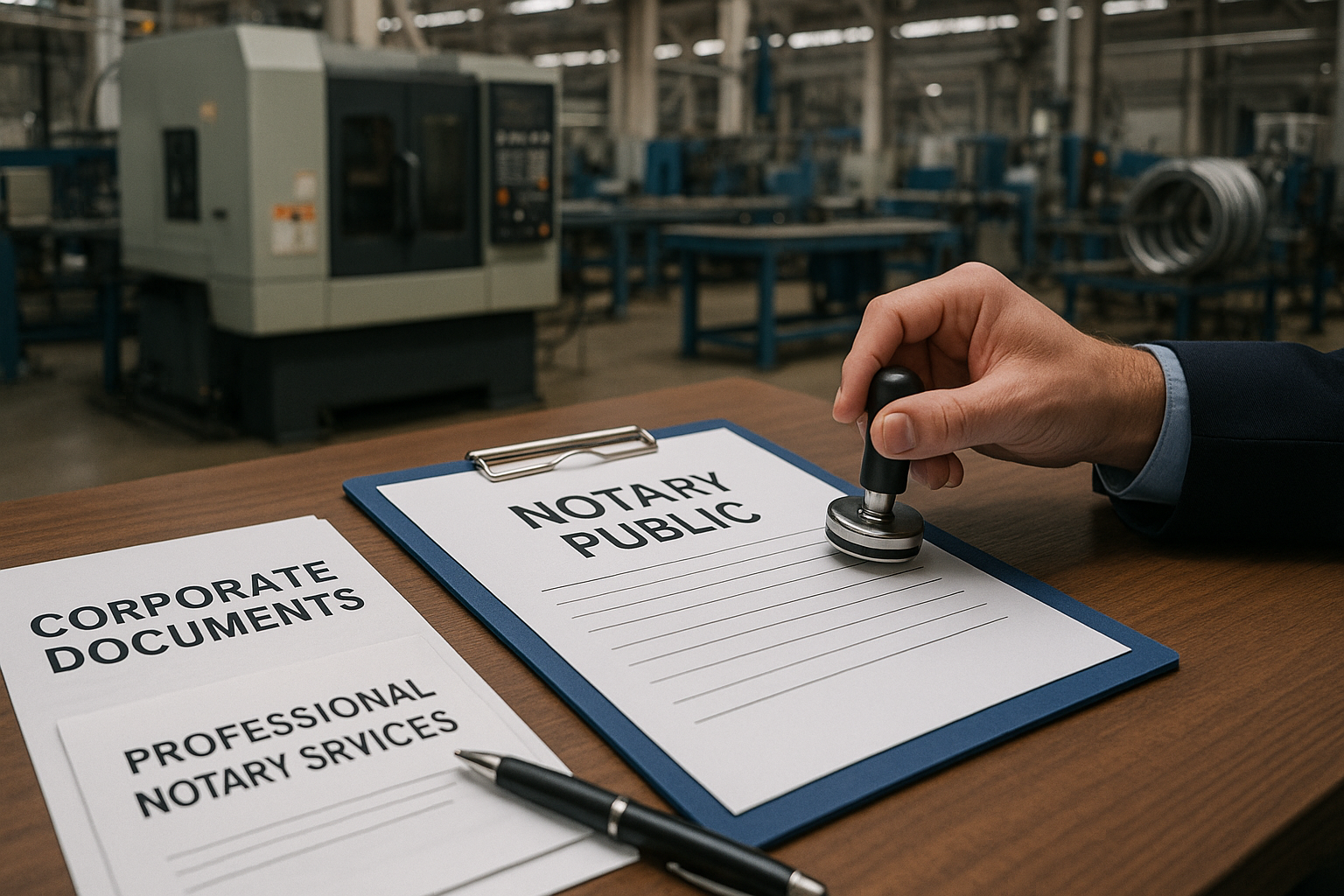 Manufacturing notary services Arkansas