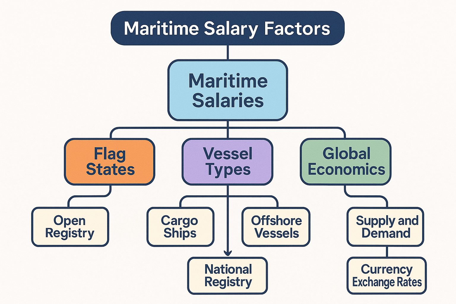 Maritime pay structure complexity