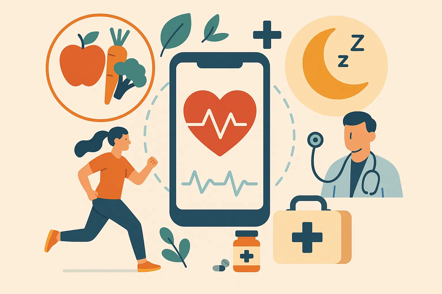 Comprehensive health optimization dashboard