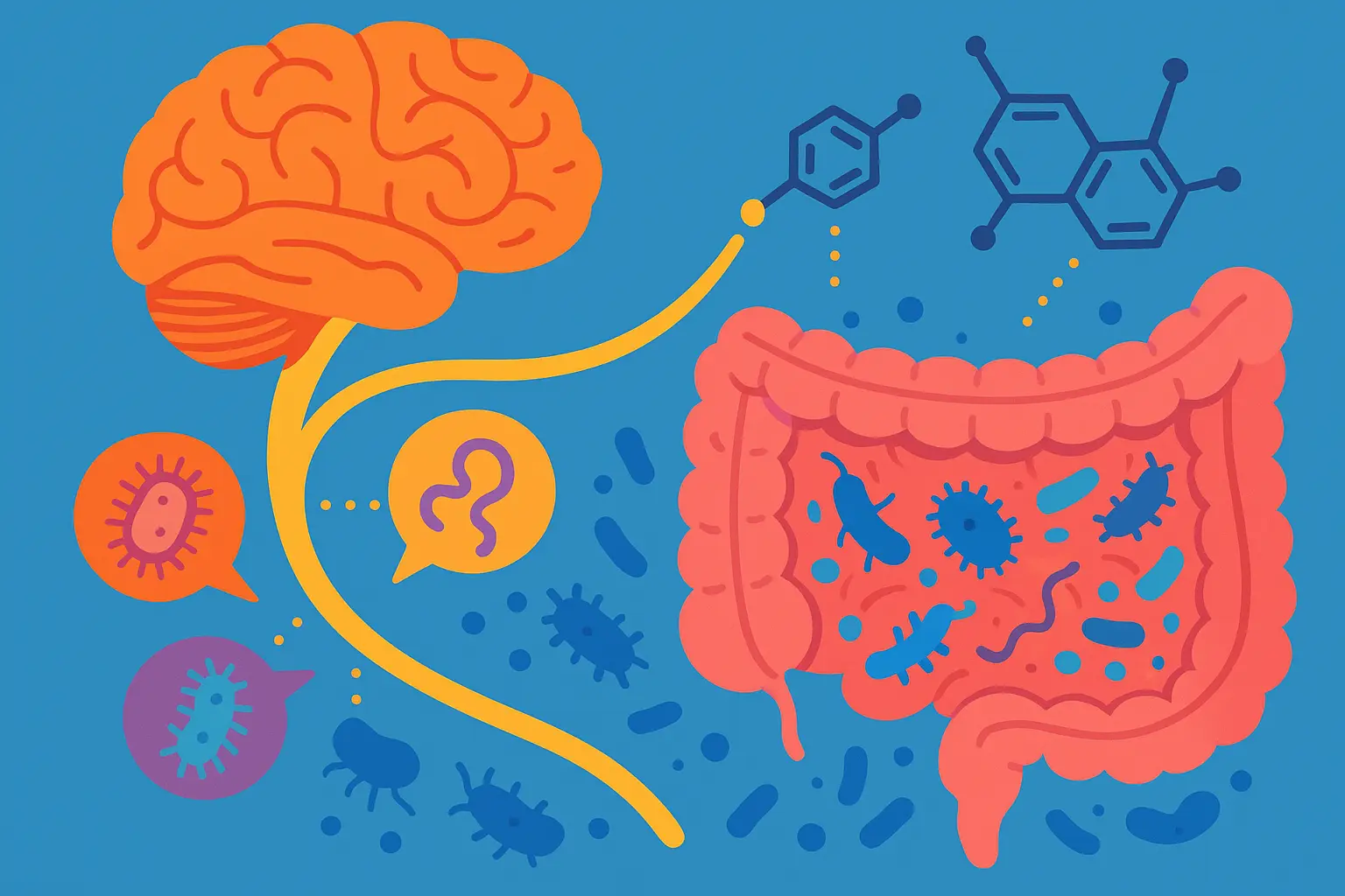 Gut-brain communication pathway disruption