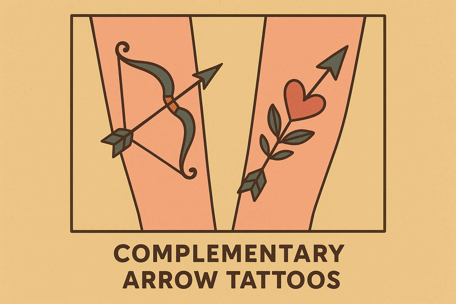 Couple arrow tattoo meanings
