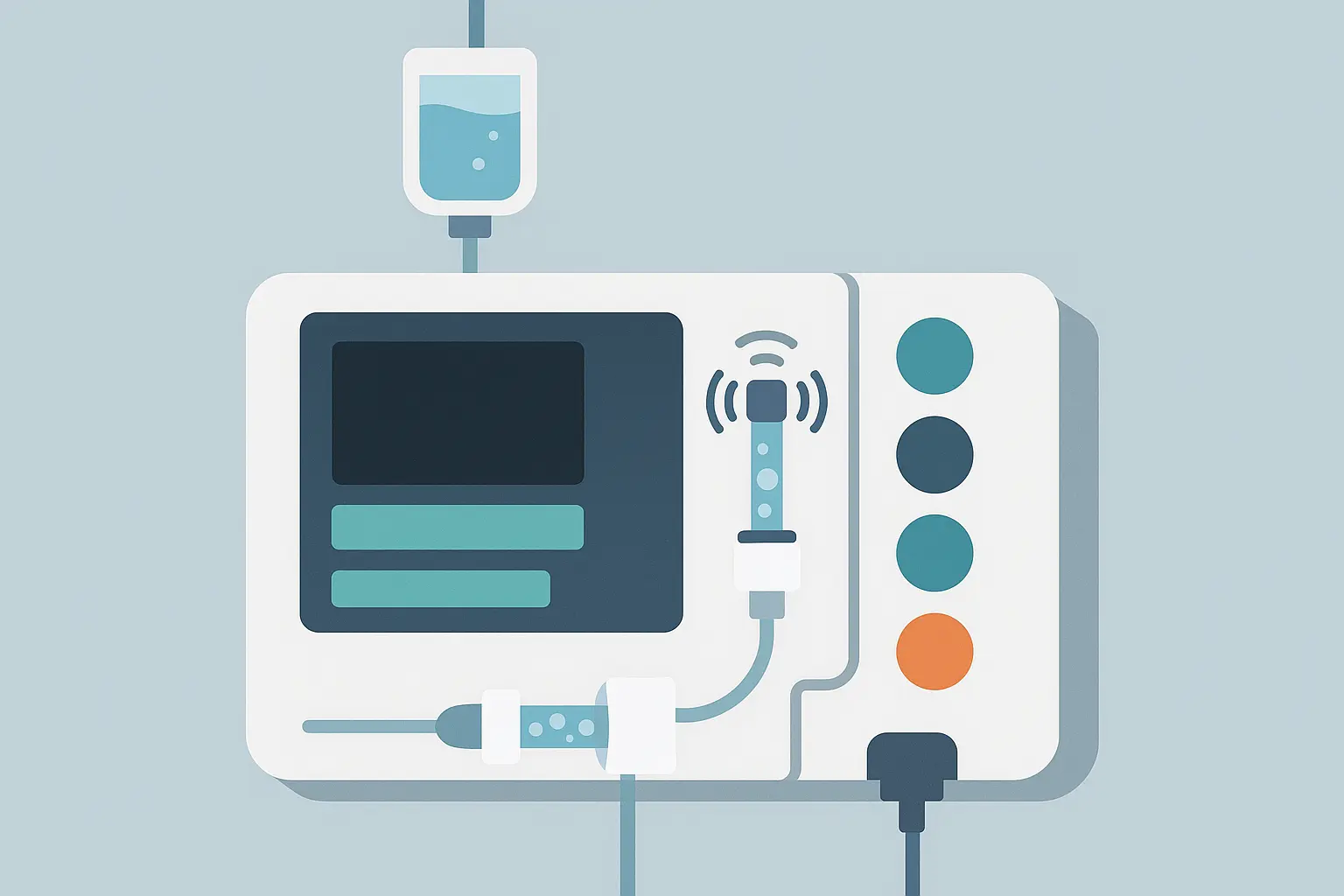 Modern IV pump air detection technology