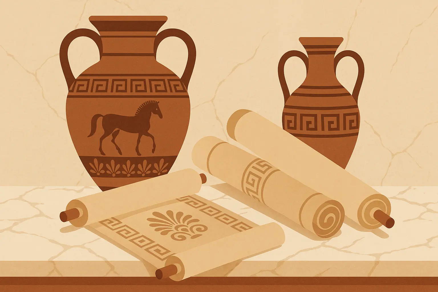 Ancient Greek mythology stories and characters