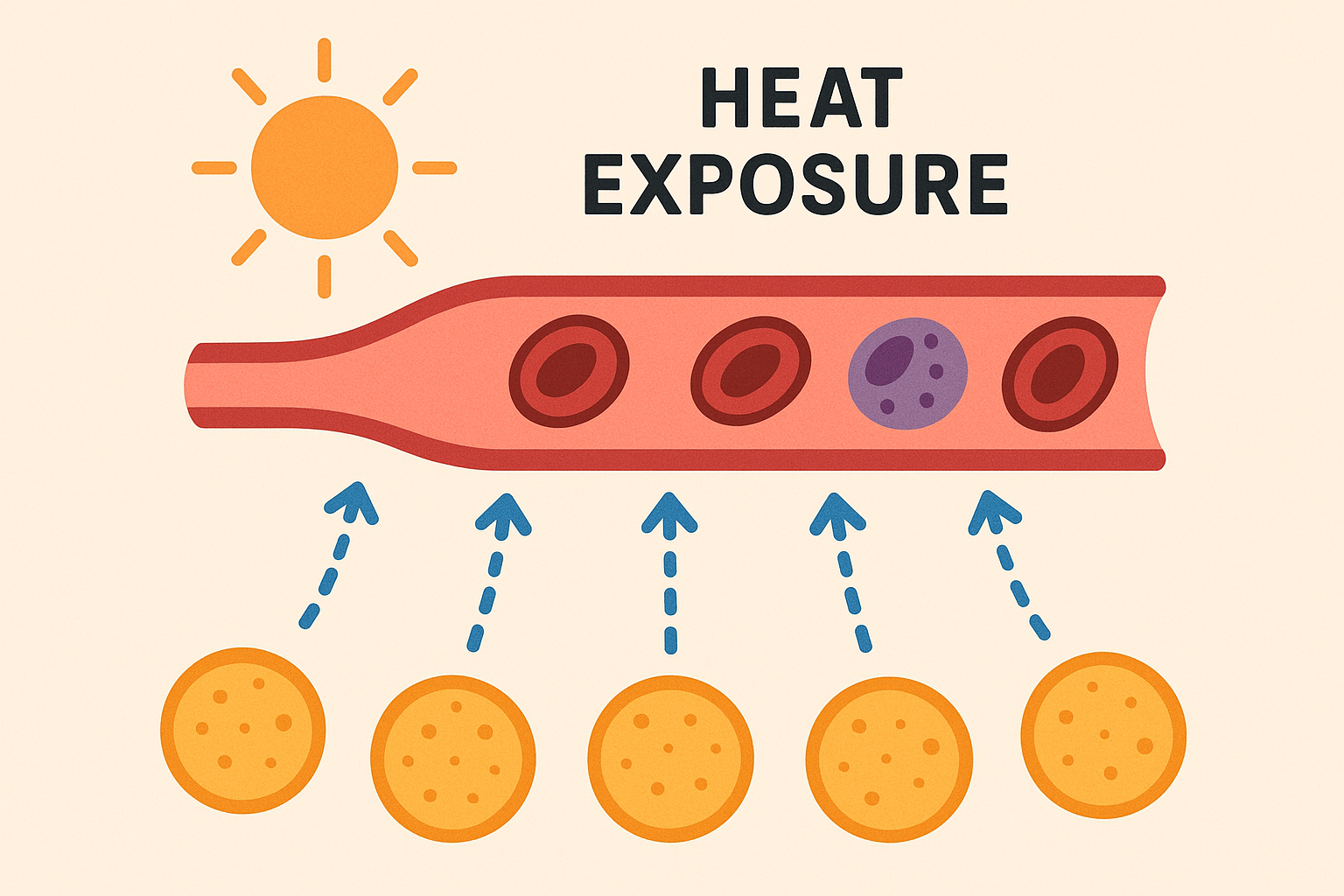 Sauna blood plasma changes