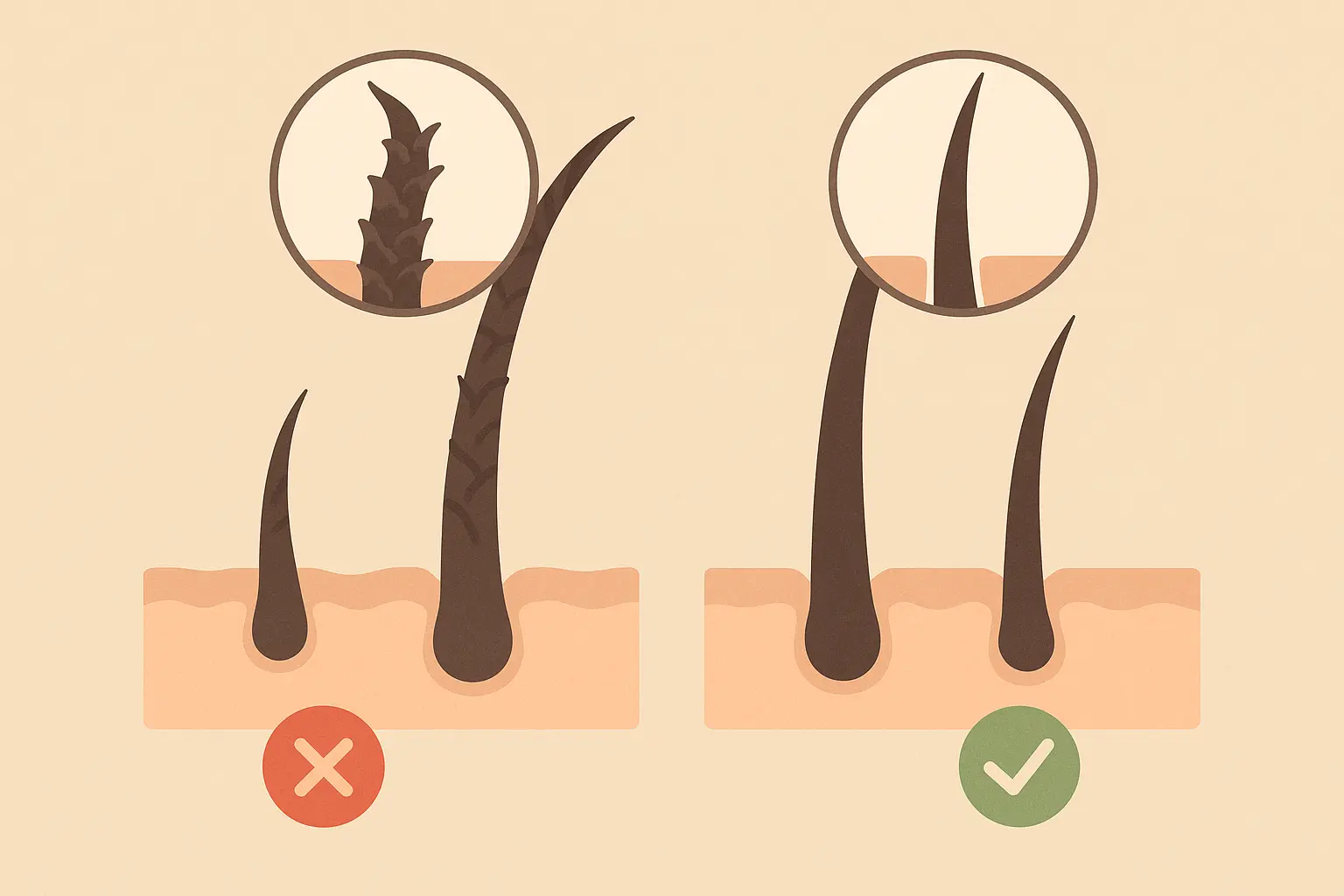 Hair sample collection for DNA testing