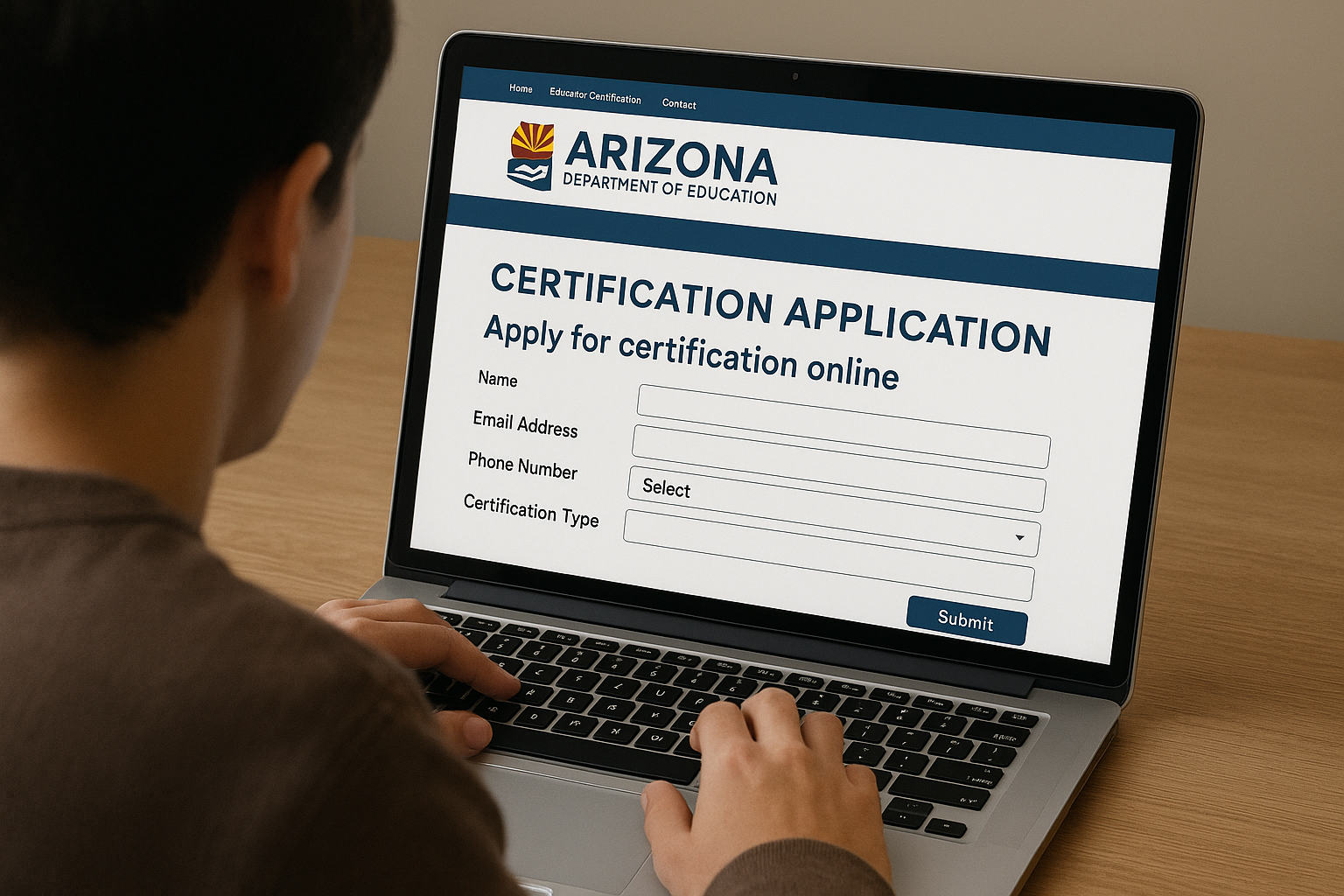 Arizona substitute teacher certification process
